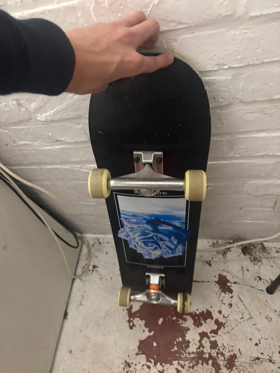 Skater board, Sport en Fitness, Skateboarden, Ophalen, Gebruikt, Skateboard