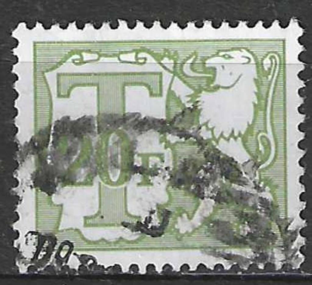 Belgie 1985/1988 - OBP 83TX - Takszegel 20 F. (ST), Verzenden, Gestempeld, Gestempeld