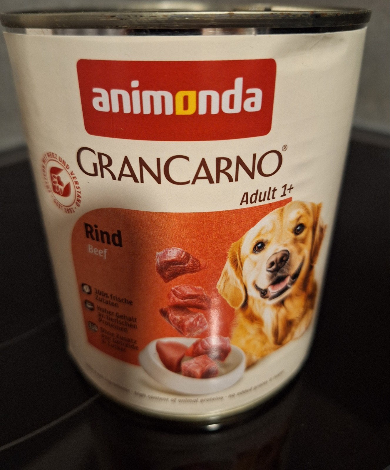 15 blikjes Animonda natvoer met rundvlees, 800 g, Ophalen of Verzenden, Hond