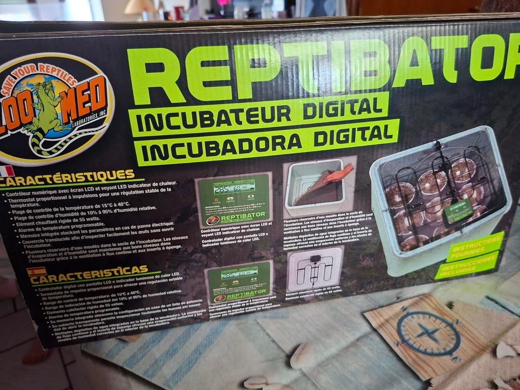 Incubateur REPTIBATOR, Enlèvement