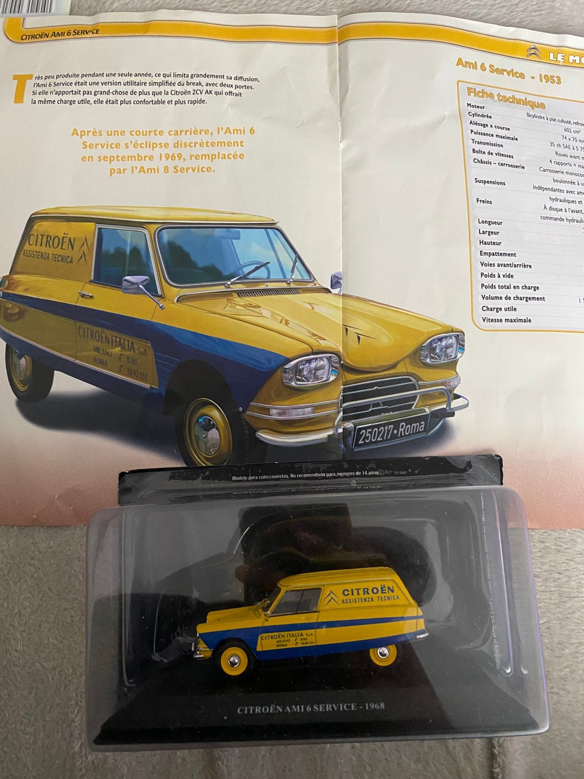 Citroën Ami 6 service 1968, Hobby en Vrije tijd, Verzenden, Zo goed als nieuw