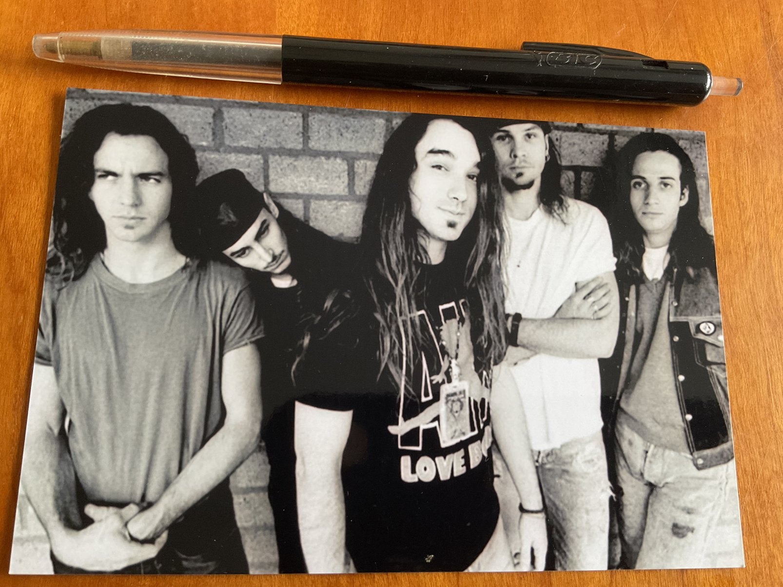 Foto van de Amerkaanse Rockband - Pearl Jam, Verzamelen, Ophalen of Verzenden, Zo goed als nieuw, Foto