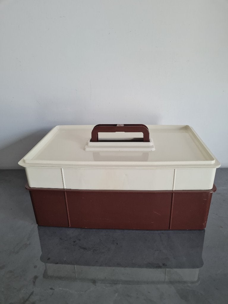 vintage naaidoos, naaibox, opbergbox, Ophalen of Verzenden
