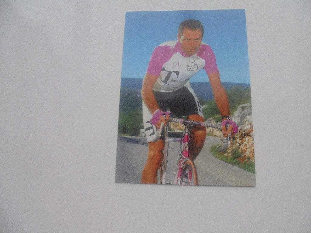 wielrenner -mario kummer, Verzamelen, Foto's en Prenten, Verzenden, 1980 tot heden, Zo goed als nieuw, Foto