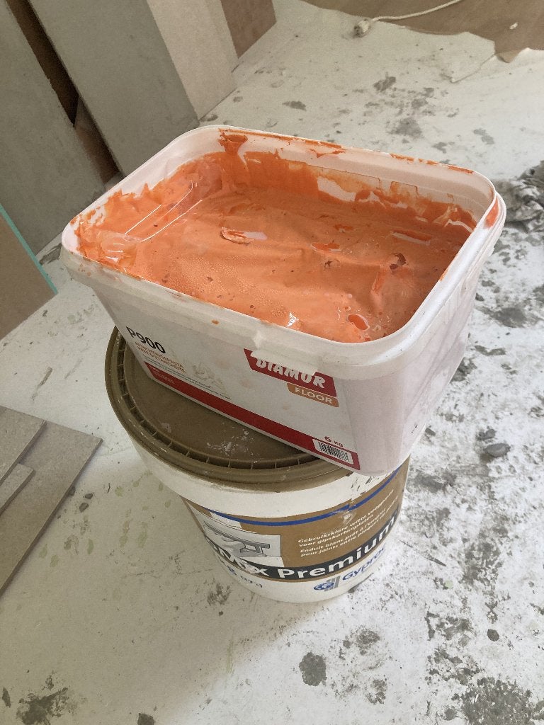 Diamur afdichtingspasta 6kg (nog 5,5kg over), Bricolage & Construction, Autres couleurs, Comme neuf, Enlèvement, Peinture