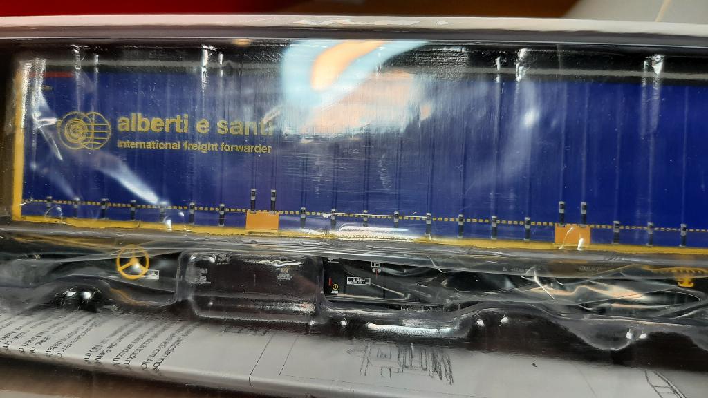 Containerwagon GTS van ACME, Hobby en Vrije tijd, Overige merken, Gelijkstroom, Ophalen of Verzenden, Analoog