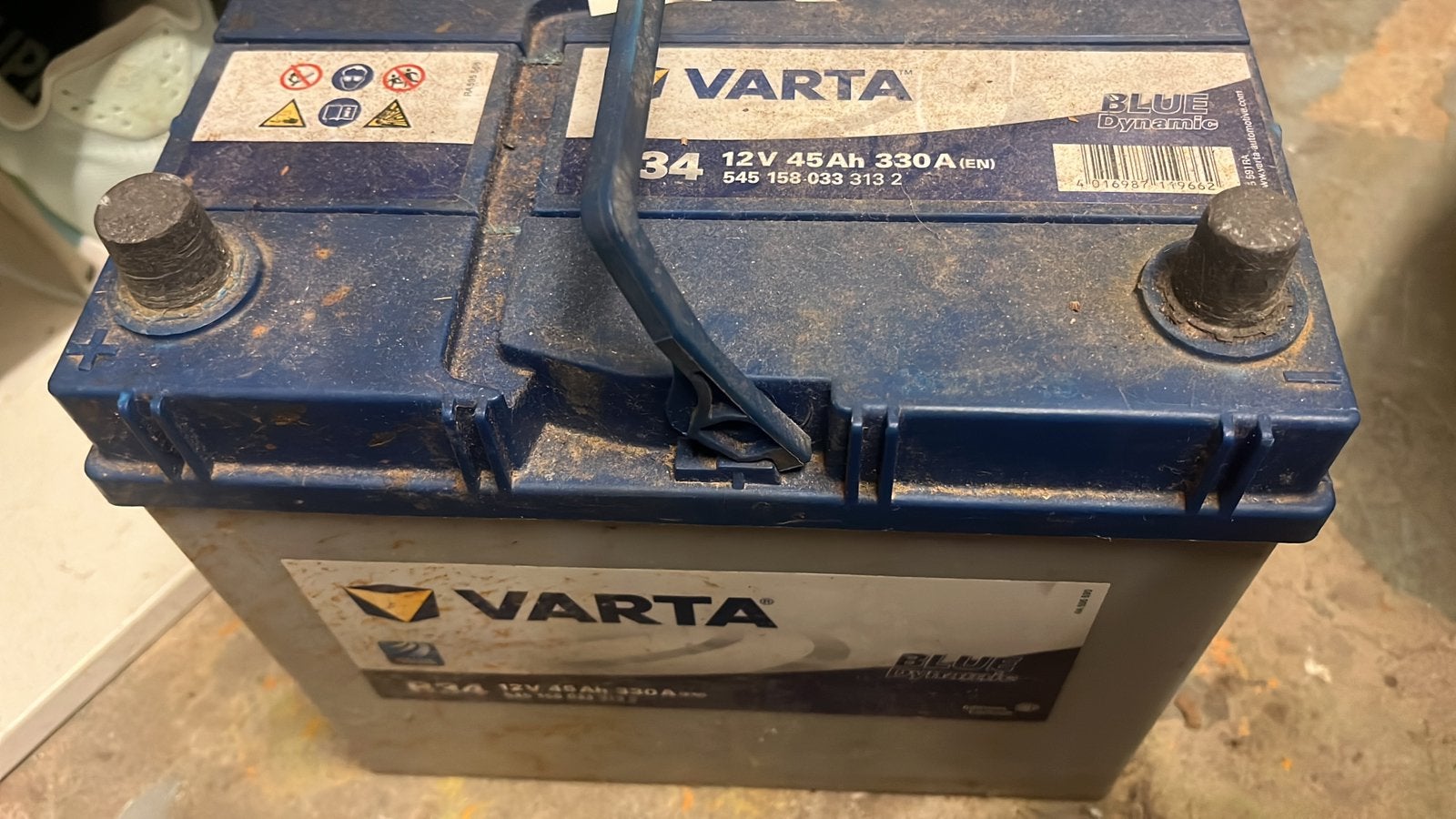 Batterie VARTA Blue Dynamic – 45Ah / 330A, Enlèvement, Utilisé