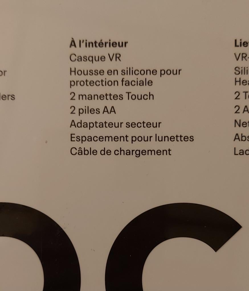 Casque de réalité virtuelle Meta Quest 2, Enlèvement ou Envoi, Neuf, Lunettes VR, Autres plateformes