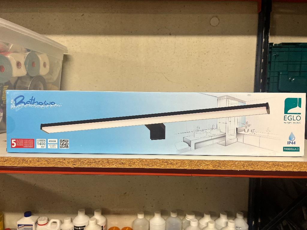 EGLO pandella 2 LED Spiegelarmatuur! NIEUW IN VERPAKKING!!!, Ophalen, Metaal of Aluminium, Nieuw, Modern