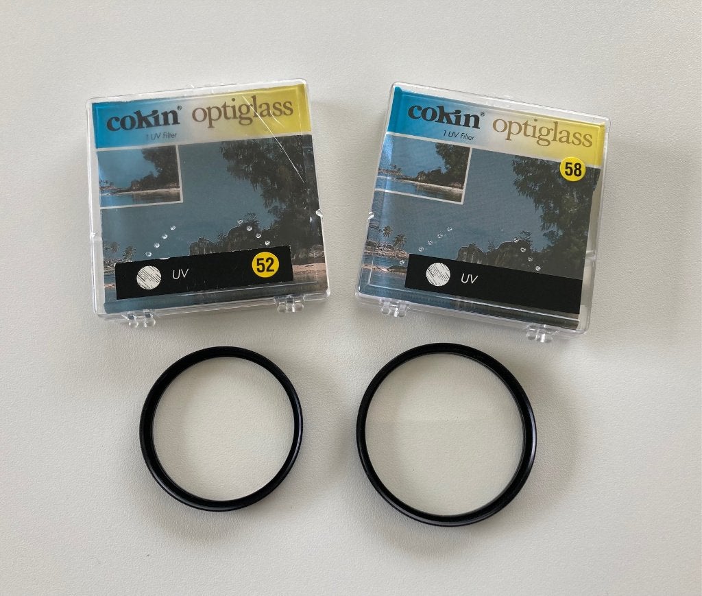 Cokin UV filter 52 of 58 mm, TV, Hi-fi & Vidéo, Photo | Filtres, 50 à 60 mm, Comme neuf, Enlèvement, Filtre UV
