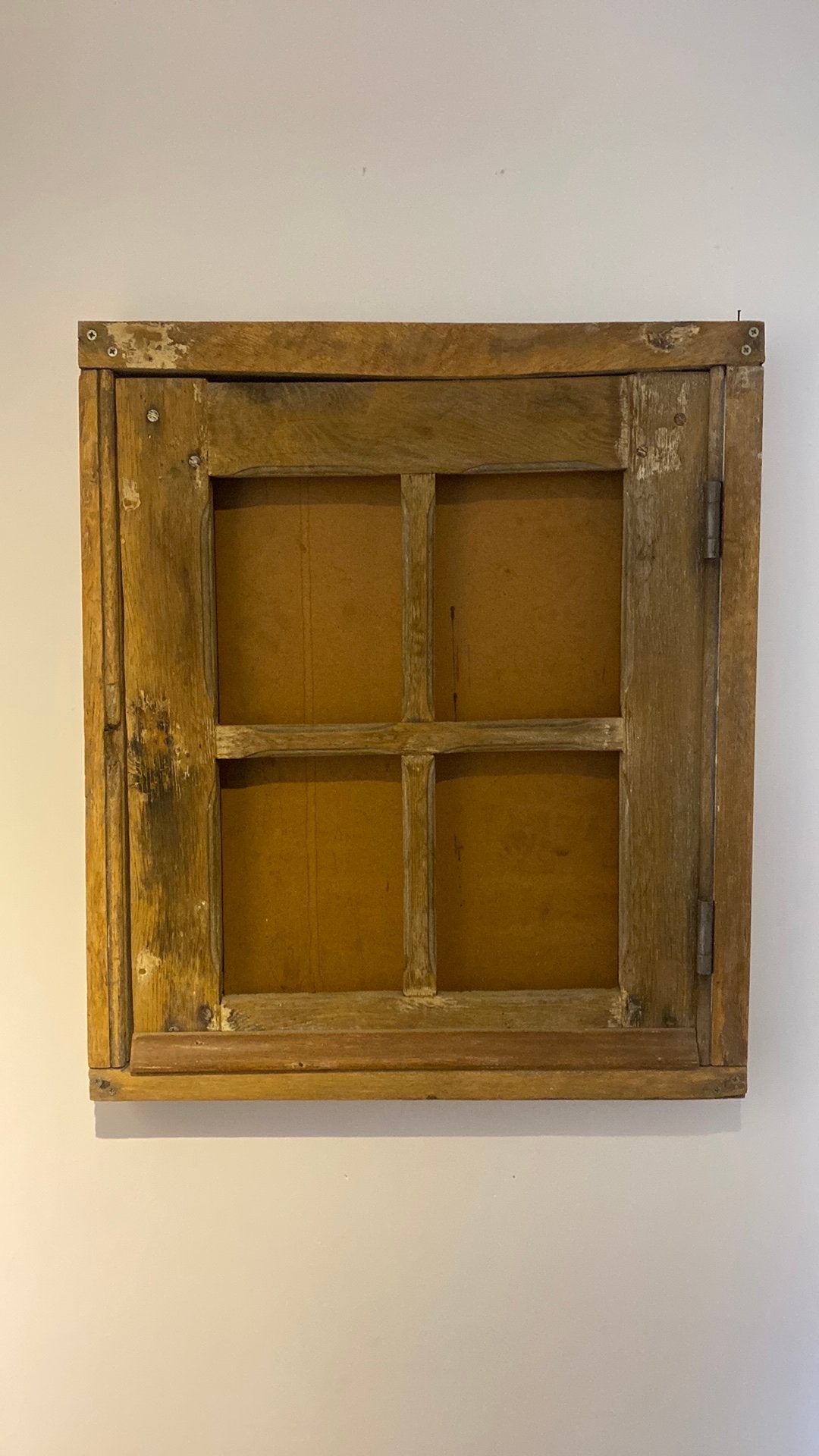 Houten raam, Ophalen, Gebruikt, 67 cm, Hout