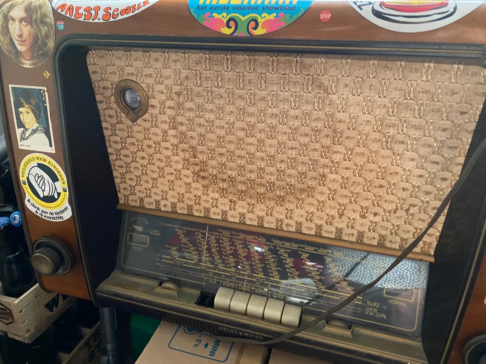 Antieke radio vintage, Ophalen, Radio