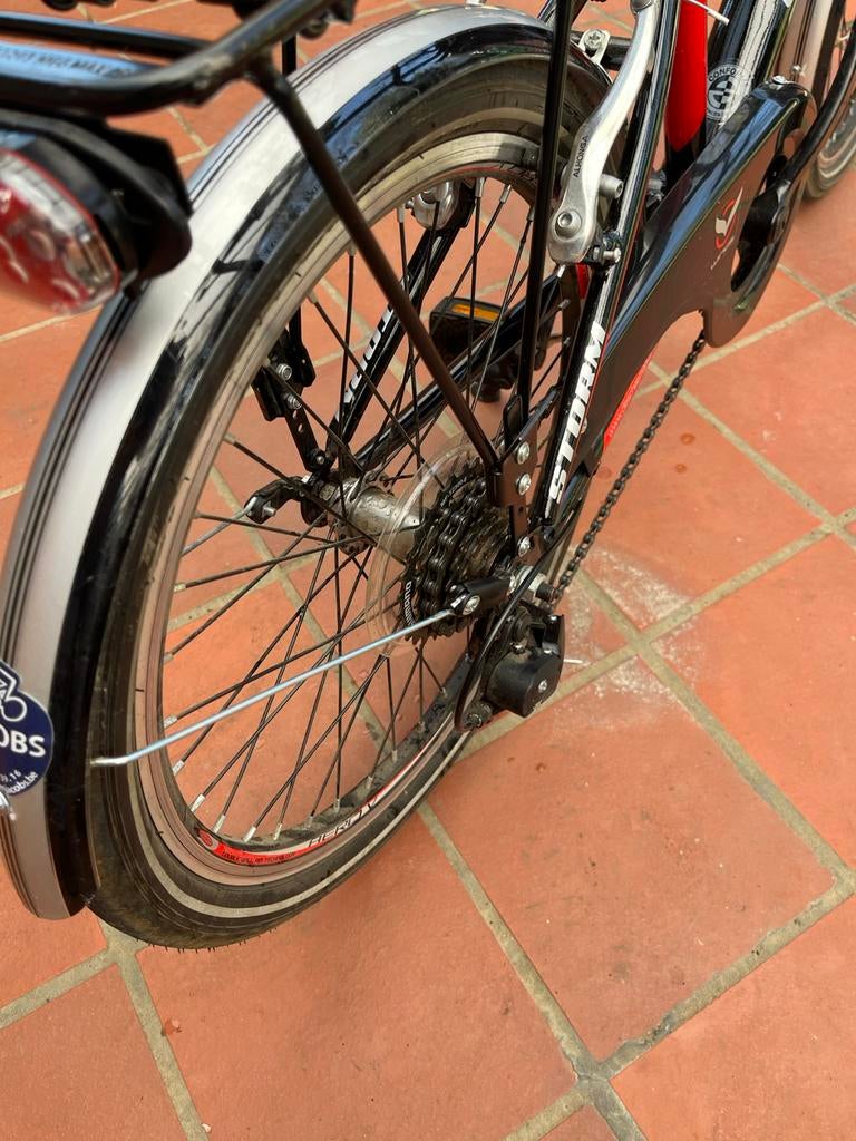Storm 20 inch kinderfiets rood/zwart, Fietsen en Brommers, Ophalen, Zo goed als nieuw, 16 tot 20 inch