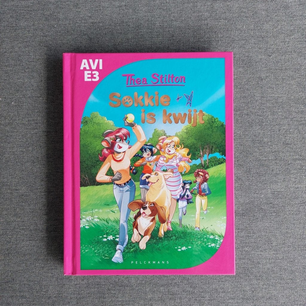 leesboek Sokkie is kwijt (Thea Stilton-reeks) (AVI E3), Ophalen of Verzenden, Gelezen, Fictie algemeen