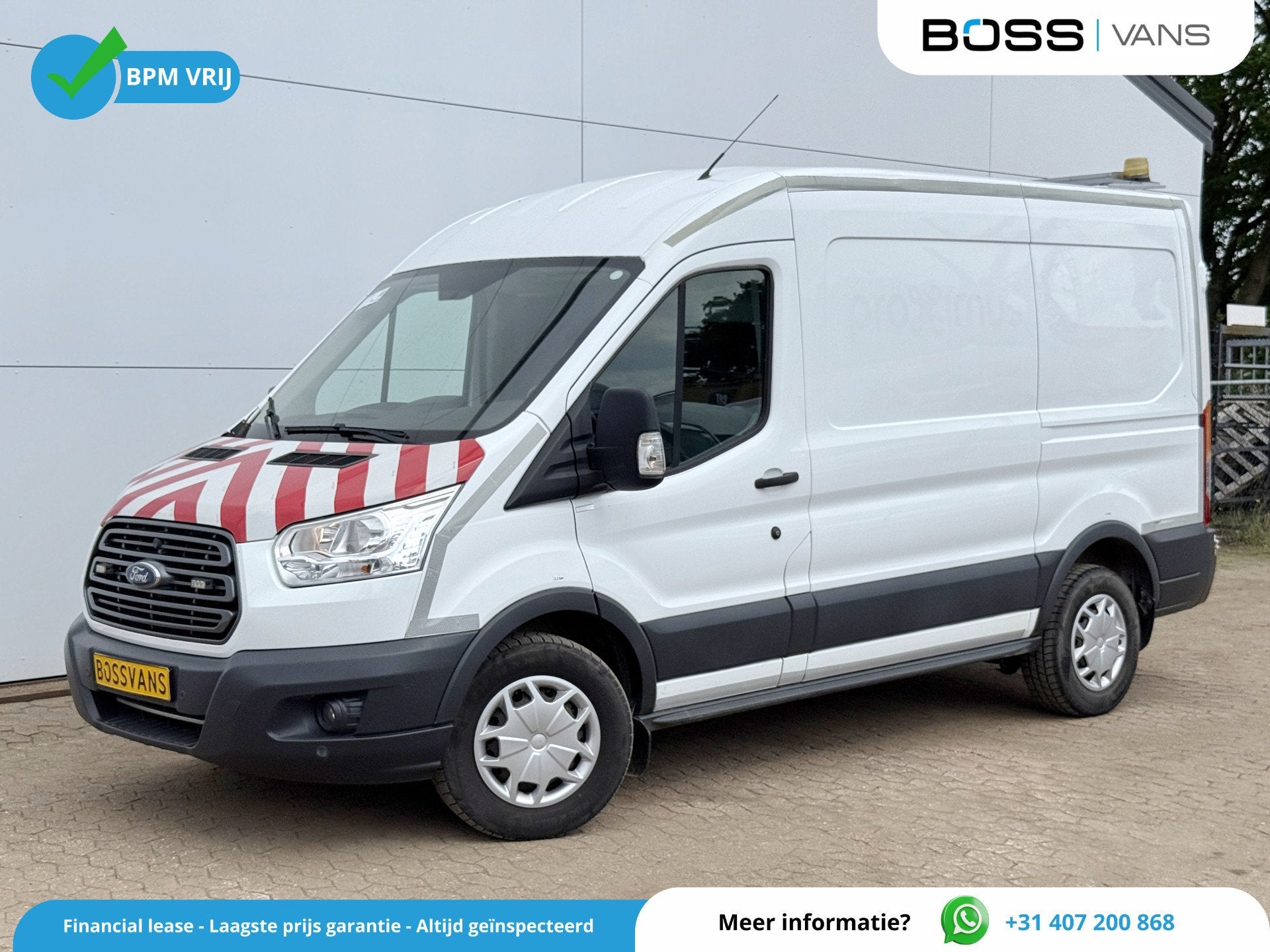 Ford Transit 2.0 TDCI 130PK L2H2 Airco Cruise Control Parkee, Voorwielaandrijving, Gebruikt, Zwart, 4 cilinders