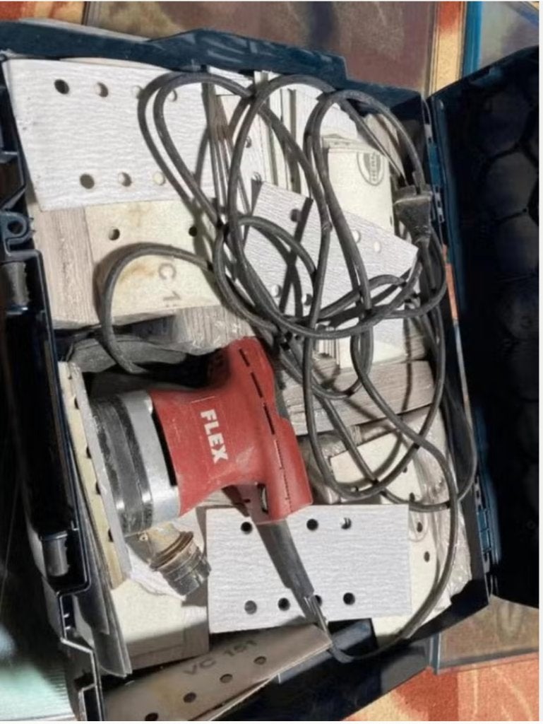 Flex Vlakschuurmachine OSE 80, Bricolage & Construction, Outillage | Ponceuses, Enlèvement, Utilisé, Ponceuse orbitale