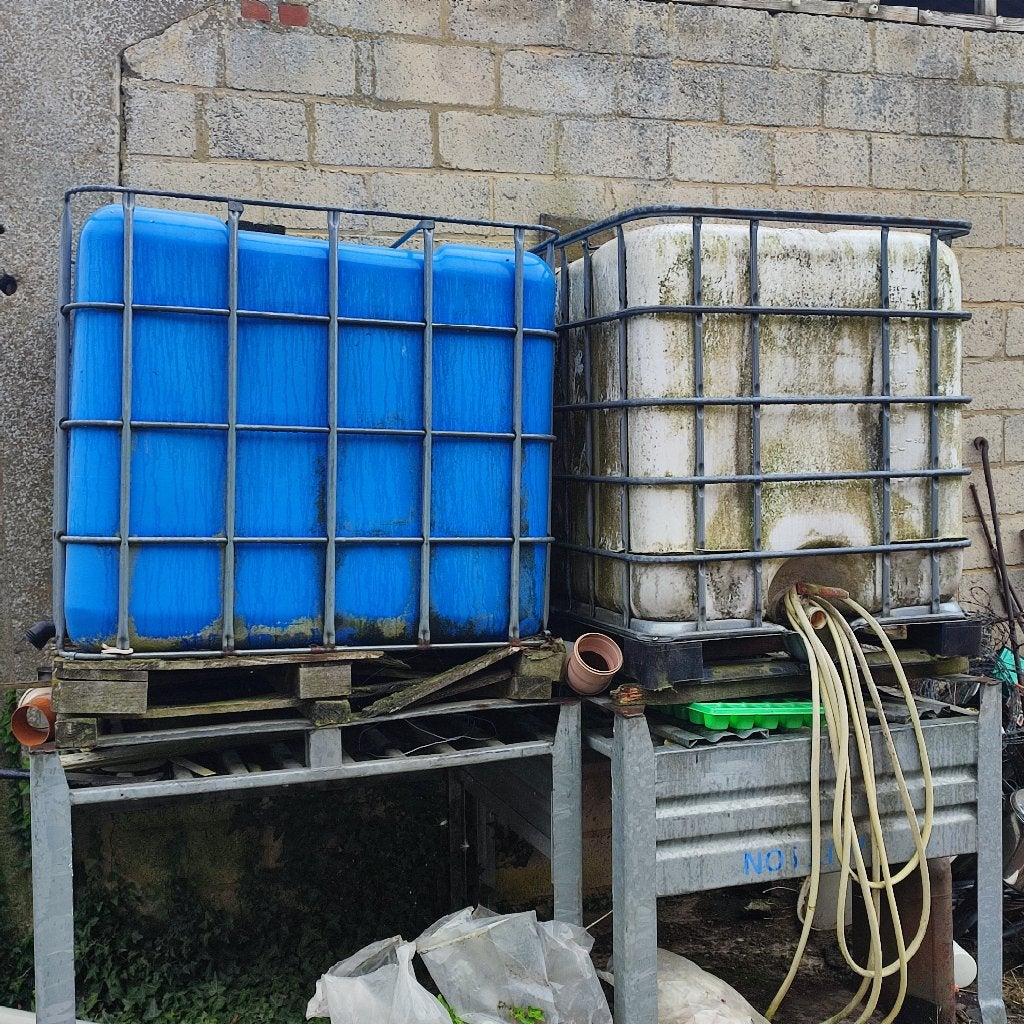 Conteneur IBC récupérateur d'eau, Enlèvement