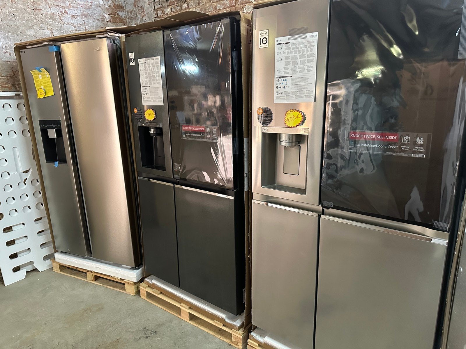 Frigo américain noir, Electroménager, Enlèvement ou Envoi, Neuf, Avec compartiment congélateur