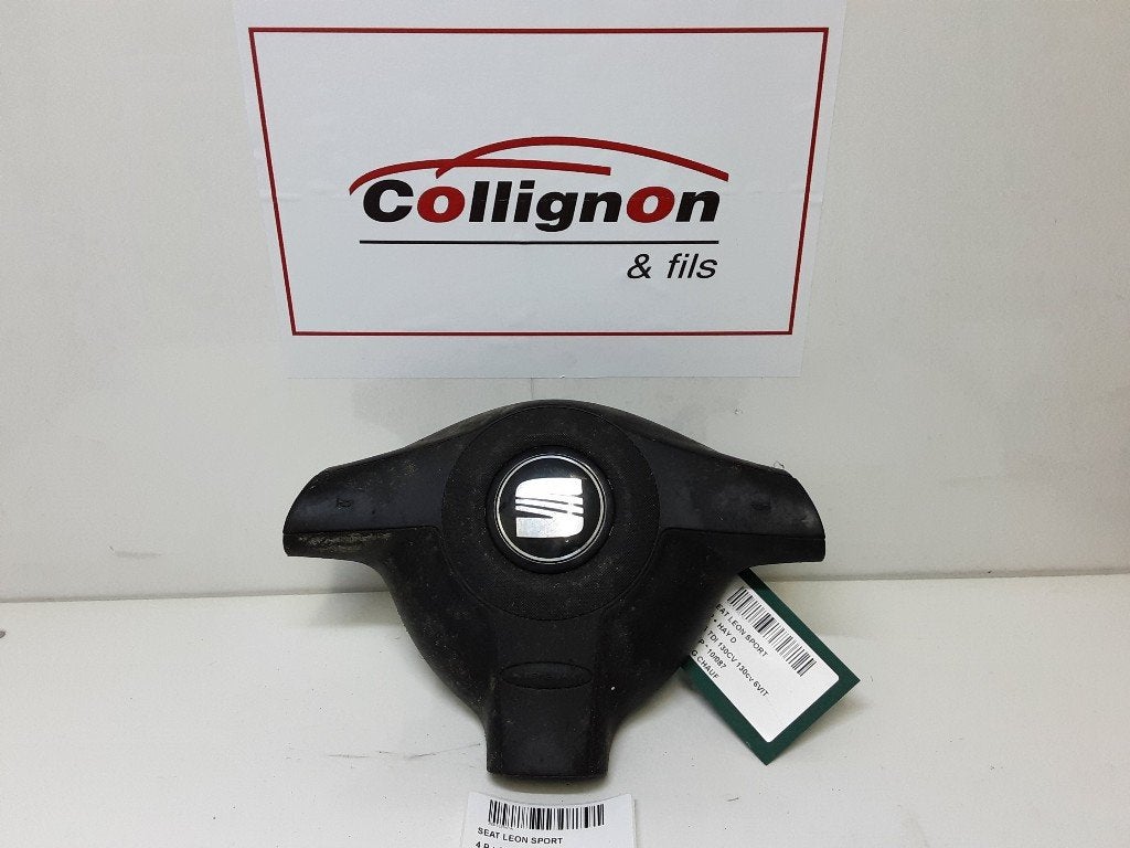 AIRBAG VOLANT Seat Leon (1M1) (01-1999/06-2006) (1M0880201J), Utilisé, Seat