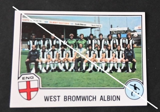 Panini Eurofootball 82 / Teamfoto West Bromwich Albion, Verzenden, Zo goed als nieuw, Poster, Plaatje of Sticker
