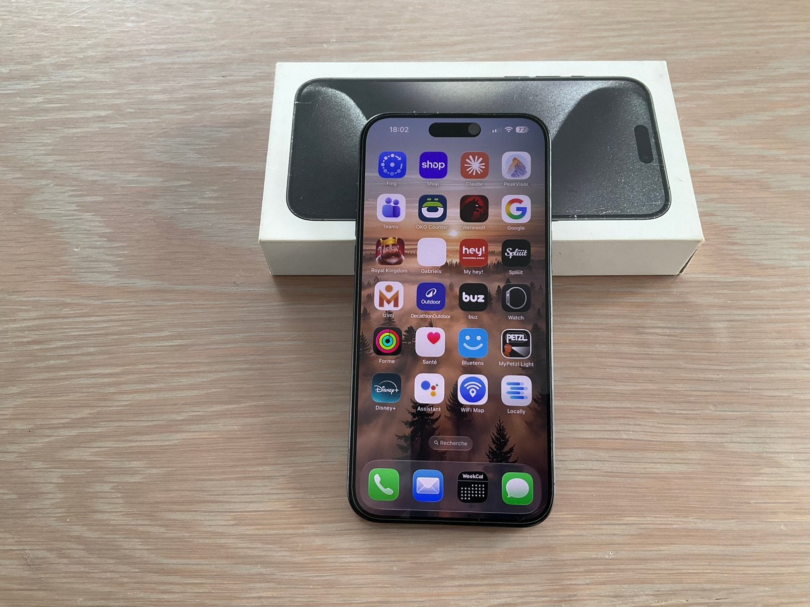 Iphone 15 Pro Max 256Go - etat irreprochable, Télécoms, Enlèvement ou Envoi, Comme neuf, Protection