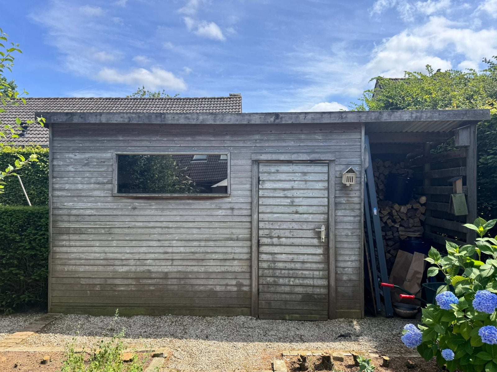 Tuinhuis, Enlèvement, Utilisé, Abri de jardin, Bois