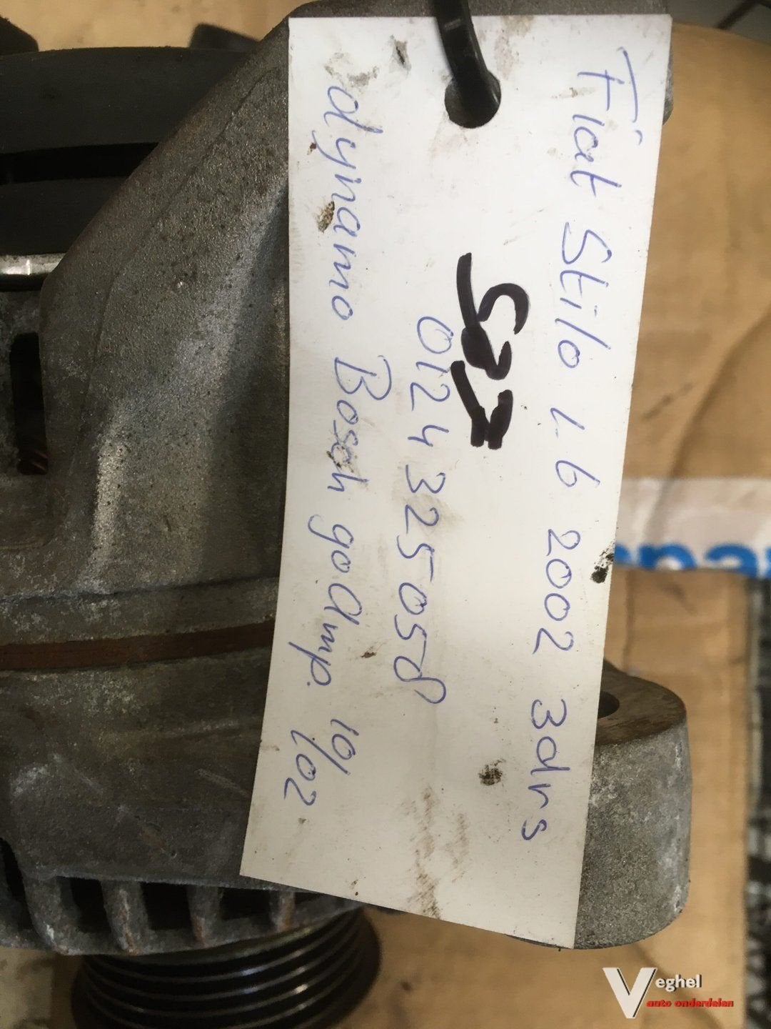 Fiat Stilo 1.6 2002 dynamo, Gebruikt, -, -, Ophalen of Verzenden