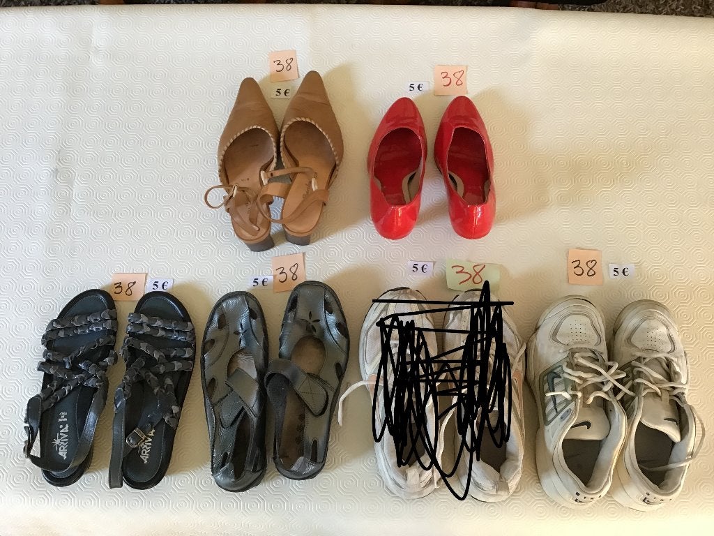 6 paar dames schoenen maat 38 aan 5 € per paar, Kleding | Dames, Ophalen of Verzenden, Zo goed als nieuw