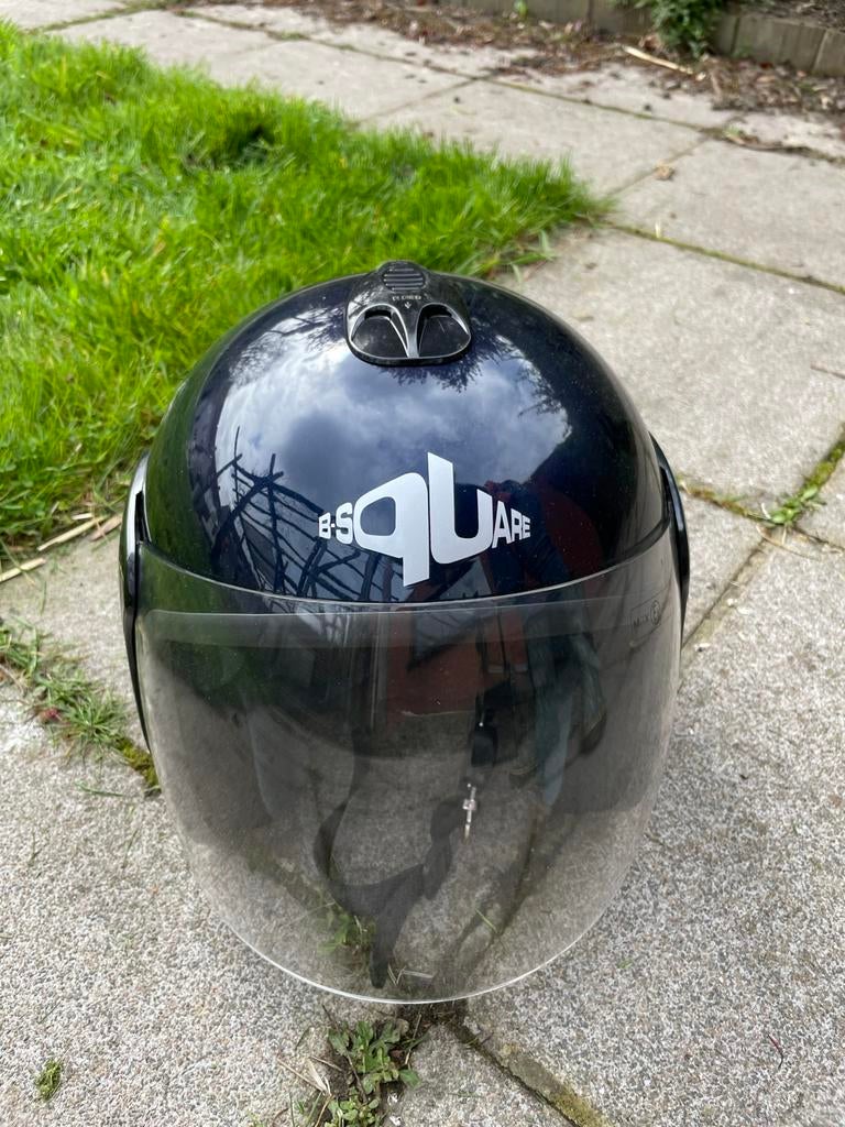 Motorhelm b-square, Motos, Enlèvement ou Envoi, L, Autres marques