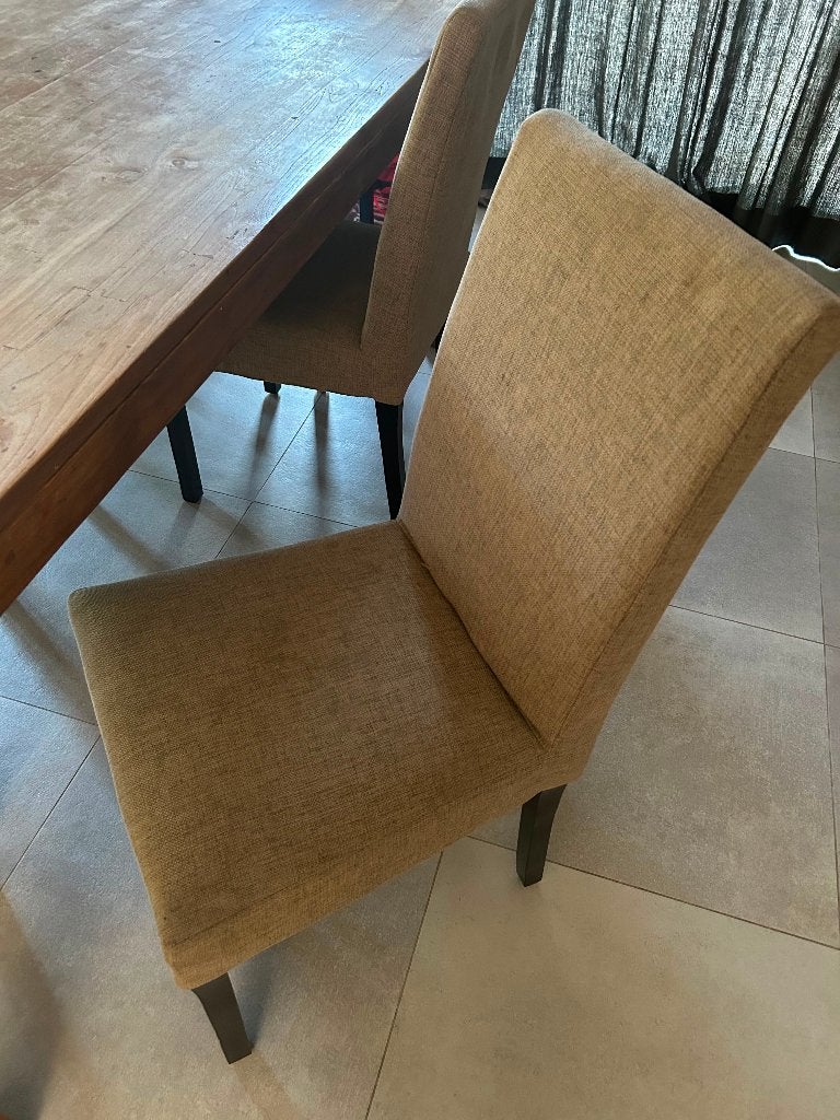 6 stoelen, Maison & Meubles, Chaises, Klassiek, Brun, Enlèvement, Tissus