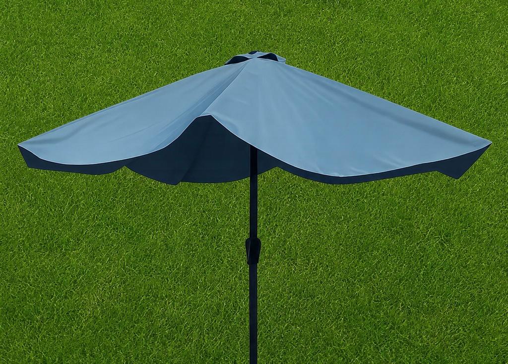 Parasol 3x3 en betonnen voet op wieltjes, Enlèvement, Comme neuf