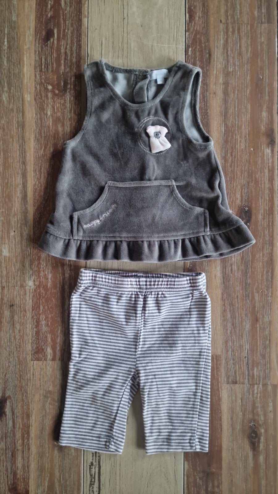 Ensemble fille Tex Baby 1 mois, Kinderen en Baby's, Babykleding | Maat 56, Meisje, Ophalen of Verzenden, Zo goed als nieuw, Setje