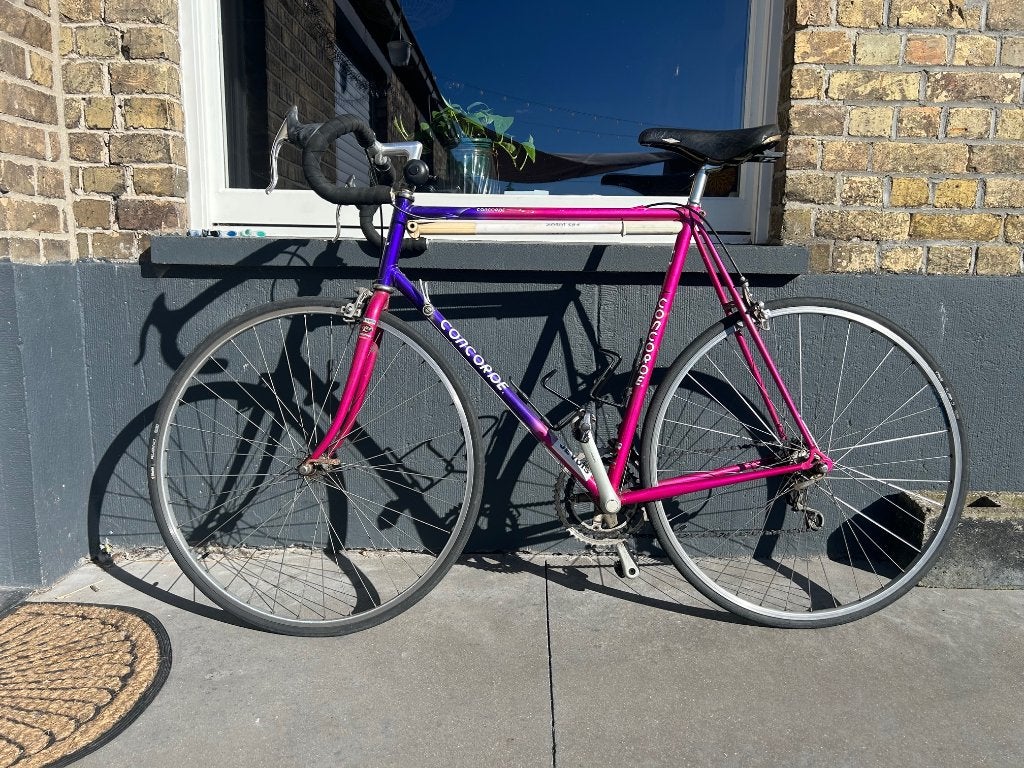 Concorde vintage koersfiets, Fietsen en Brommers, Ophalen, Concorde, Jaren '60 of nieuwer, Velgrem