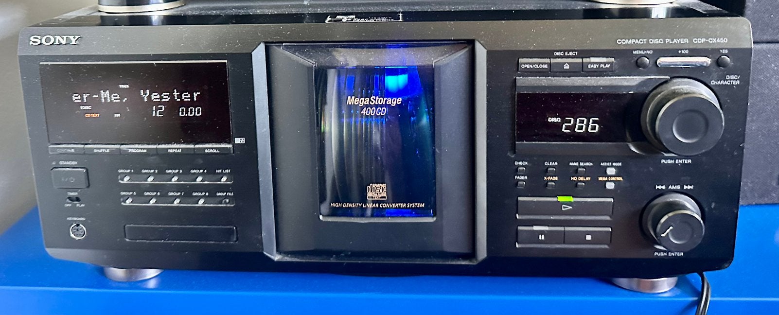 Sony CDP-CX450, Audio, Tv en Foto, Cd-spelers, Ophalen, Gebruikt, Sony