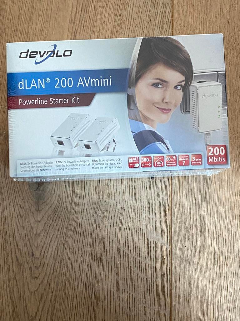 Devolo dLAN 200 AVmini – Kit CPL neuf (jamais utilisé, Computers en Software, Netwerk switches, Ophalen, Zo goed als nieuw