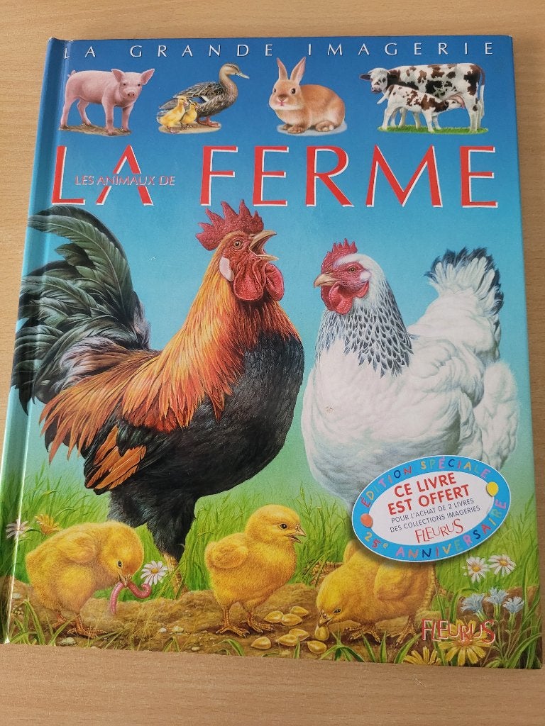 LIVRE "LES ANIMAUX DE LA FERME", Livres, Garçon ou Fille, Enlèvement ou Envoi, Comme neuf, Non-fiction