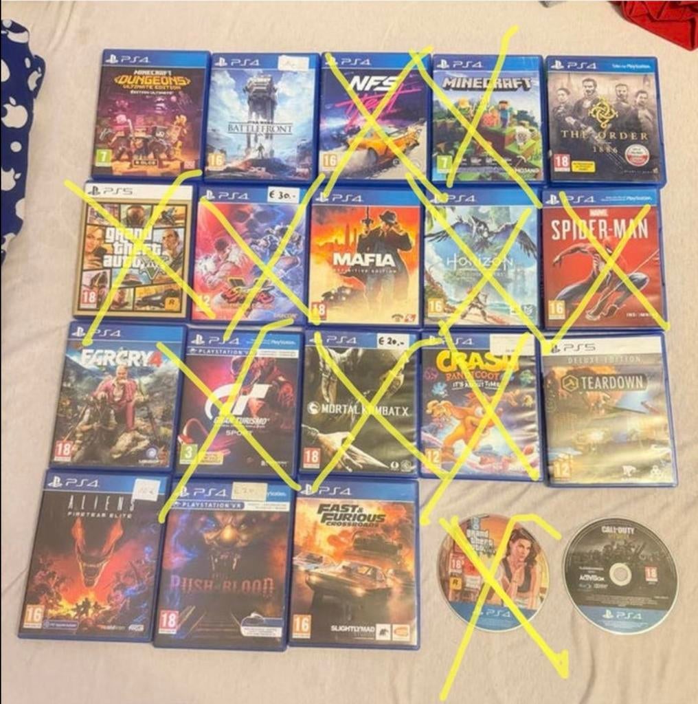 PS4 / PS5 Games te koop  / of ruilen voor electrice step, Ophalen, Zo goed als nieuw, Sport