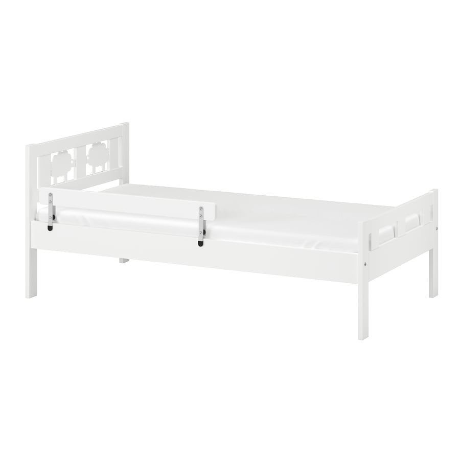 peuterbed Ikea kritter, Sommier à lattes, 70 à 85 cm, Comme neuf, Enlèvement