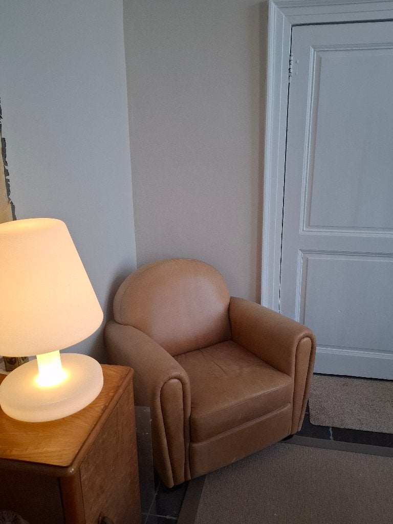 Club zetel, Huis en Inrichting, Ophalen, Zo goed als nieuw, Retro  vintage, Leer