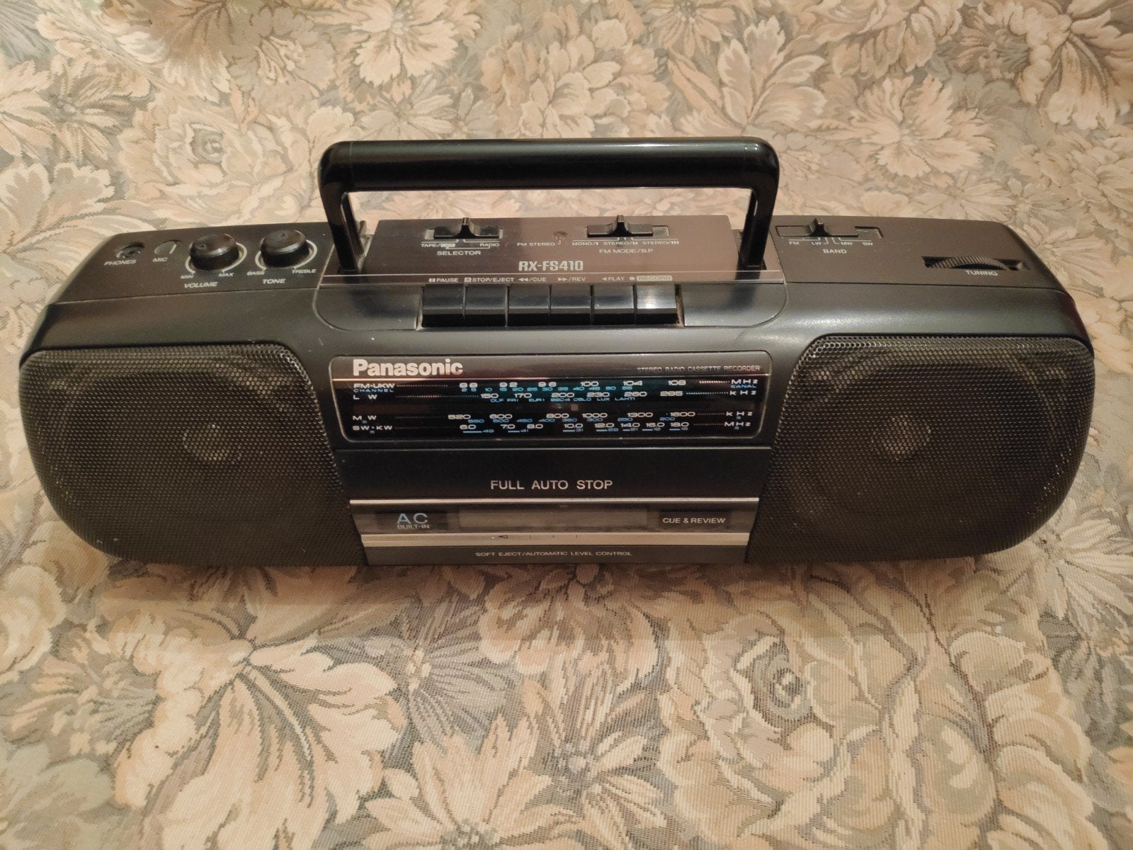 Radio-cassette Panasonic vintage, Enlèvement, Utilisé, Autres types