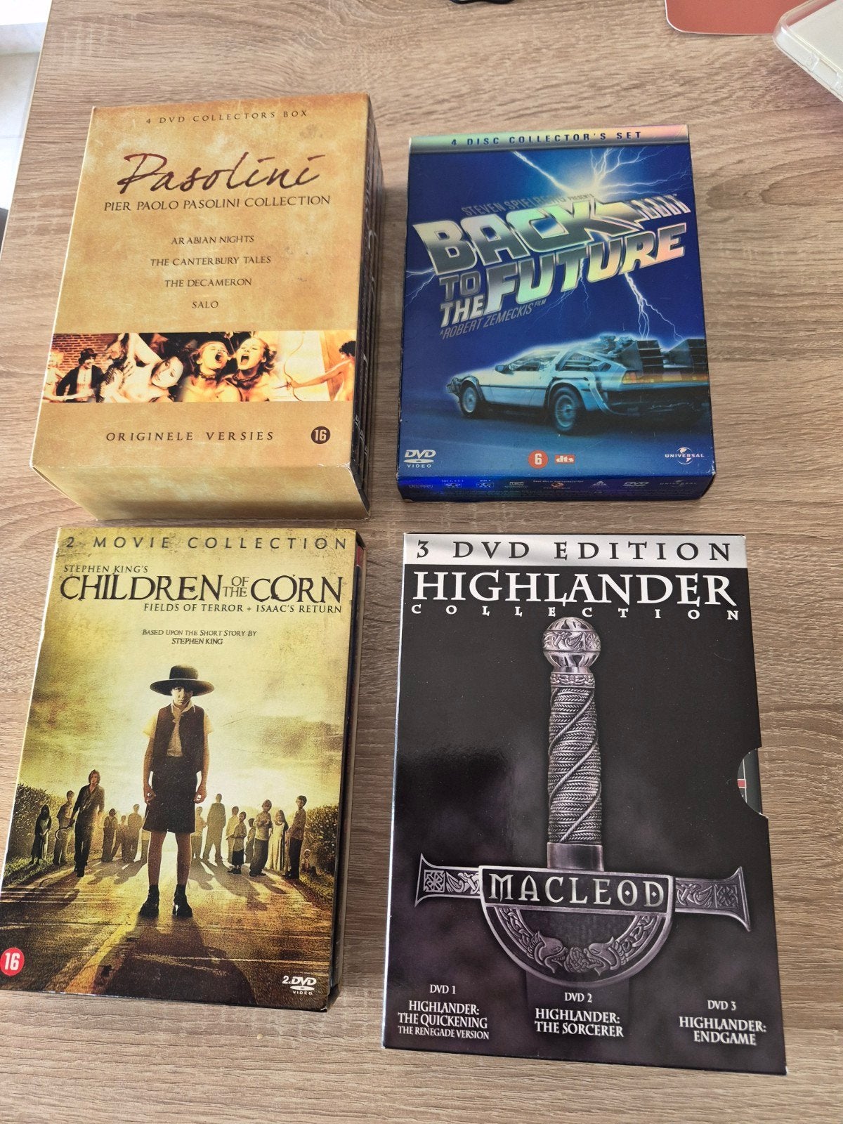 DVD collection box, Ophalen