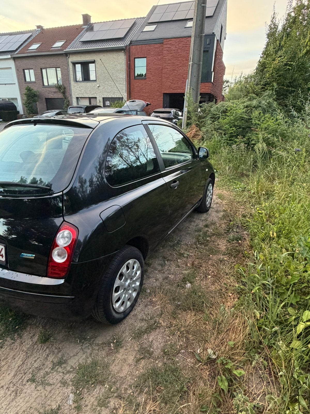 Nissan Micra k12, Auto's, Automaat, Airbags, Zwart, Micra