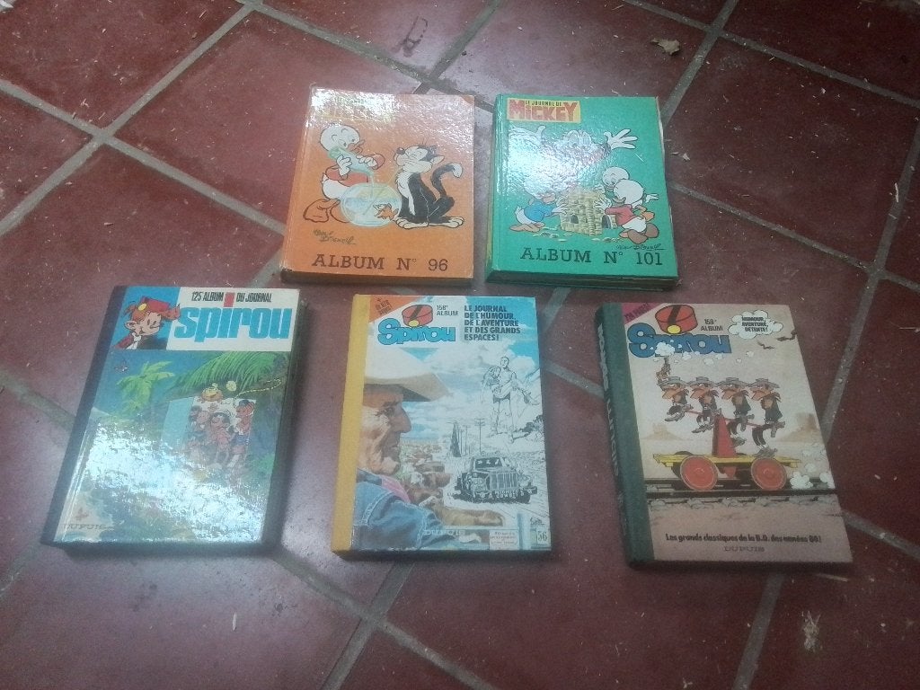 Lot  album spirou mickey 12  euros le tout, Livres, Enlèvement, Utilisé