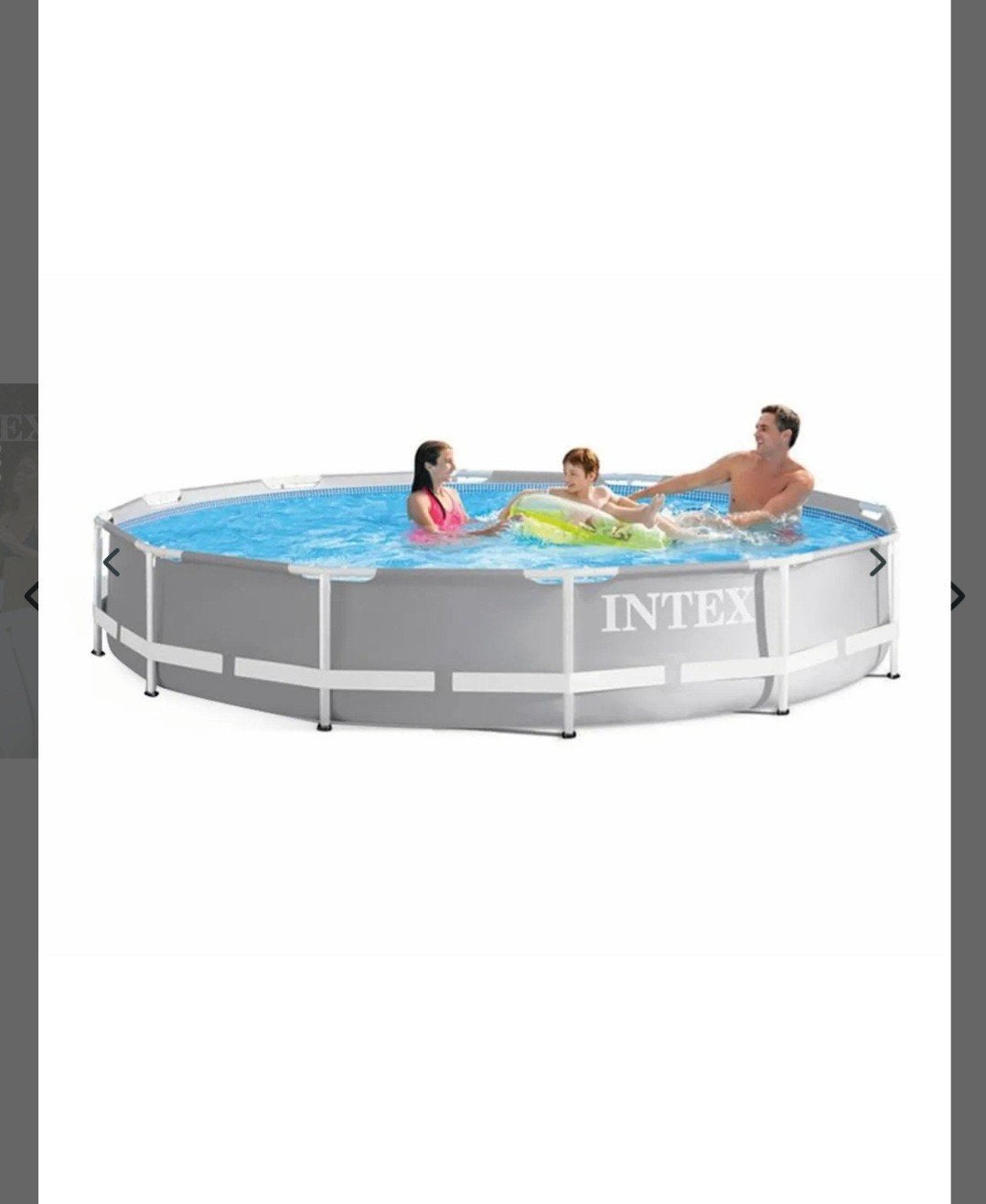 Zwembad intex, Ophalen, Minder dan 80 cm, Rond, 300 cm of meer
