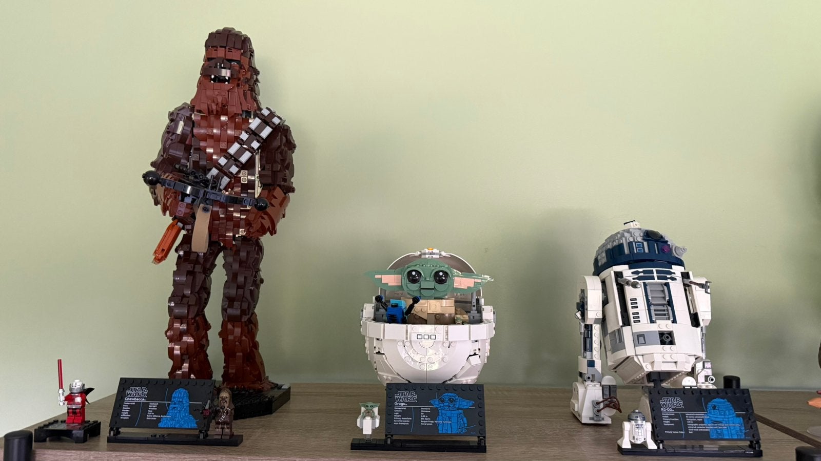 Collection LEGO Star Wars — Chewbacca, R2-D2 et Grogu, Complet, Star Wars, Lego, Comme neuf