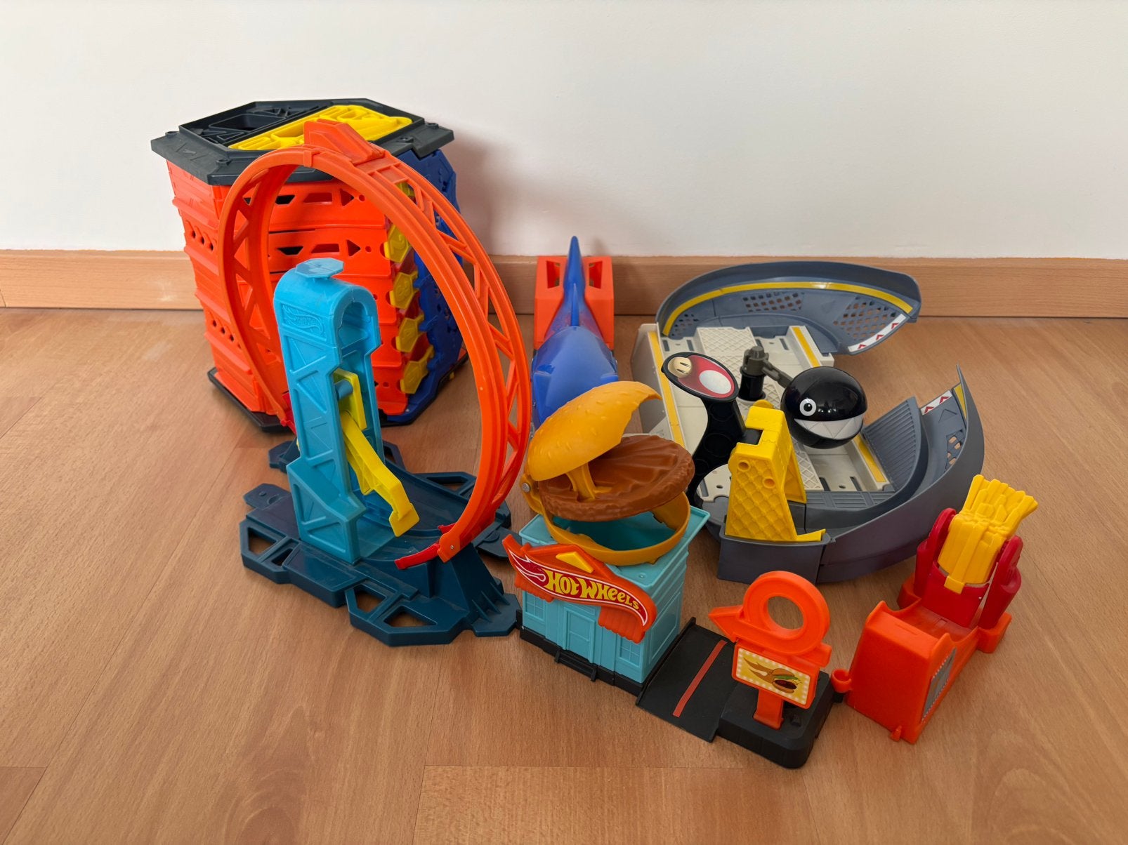 Hot Wheels - set van 5 stuks in zeer goede staat, Ophalen, Zo goed als nieuw, Hot Wheels