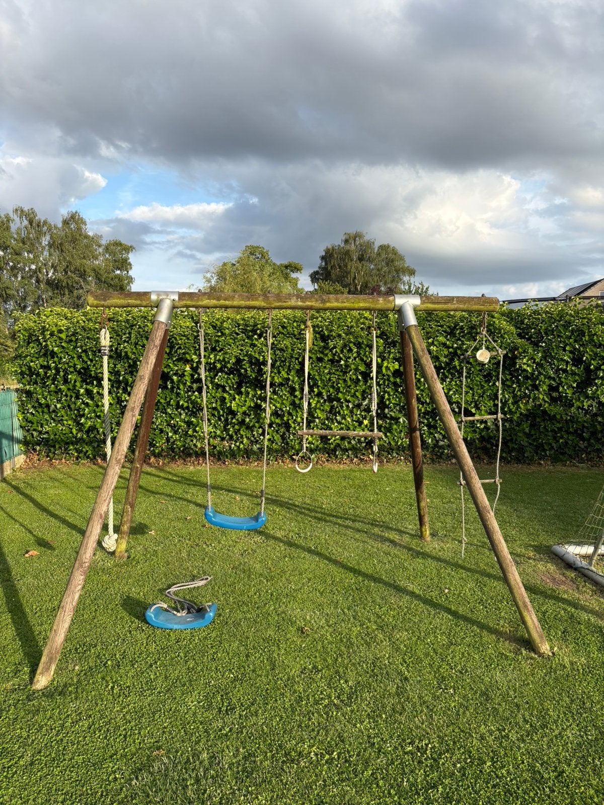Schommel houten toestel met toebehoren, gratis!, Kinderen en Baby's, Ophalen, Gebruikt, Schommel