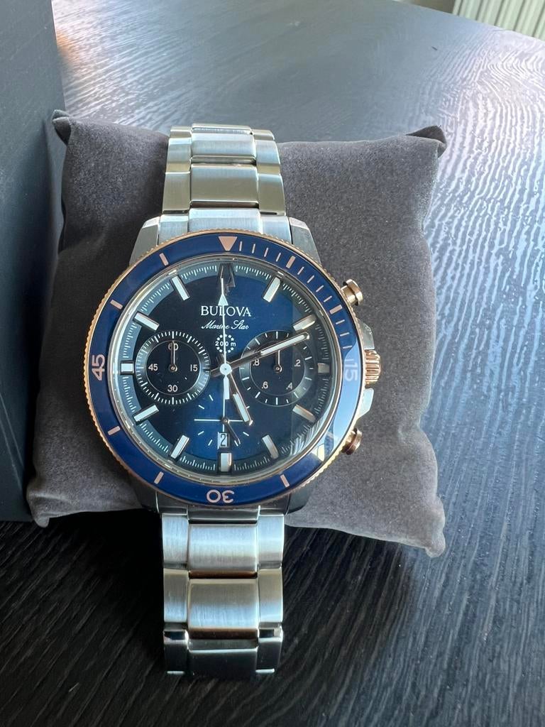 bulova horloge 98B301, Handtassen en Accessoires, Horloges | Heren, Ophalen, Zo goed als nieuw