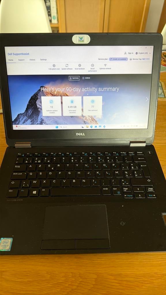 Dell Latitude E7270 i7 16GB 512gb SSD win11, Computers en Software, Ophalen, Zo goed als nieuw, 16 GB, SSD