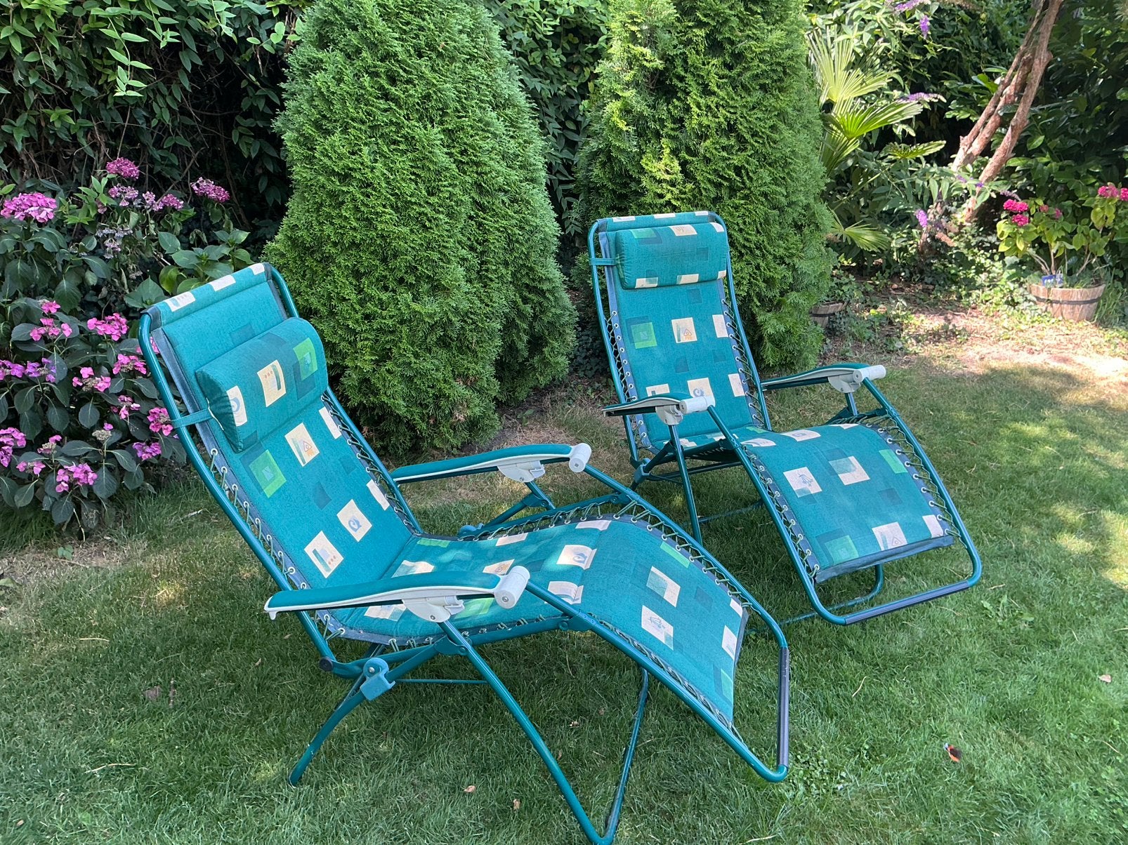 Chaise de jardin - fauteuil inclinable - LAFUMA, Jardin & Terrasse, Chaises de jardin, Enlèvement, Comme neuf